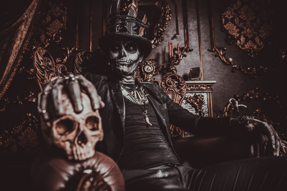 Baron Saturday. Baron Samedi. Dia de los muertos. Day of The Dead.